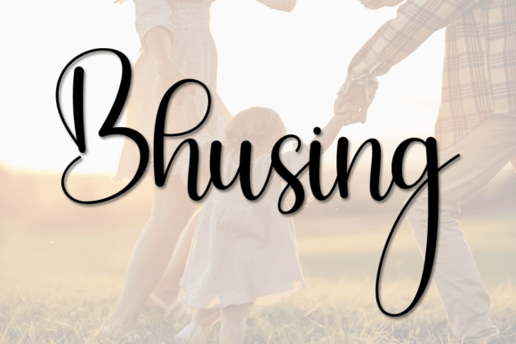 Bhusing: A Handwritten Font for Authentic Small Business Branding