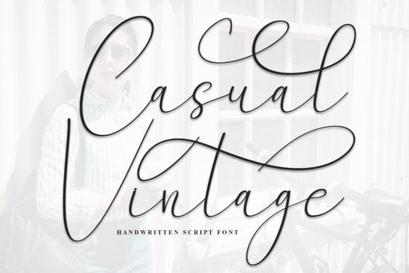 Casual Vintage: Elevate Brand Identity with Elegant Script Typography