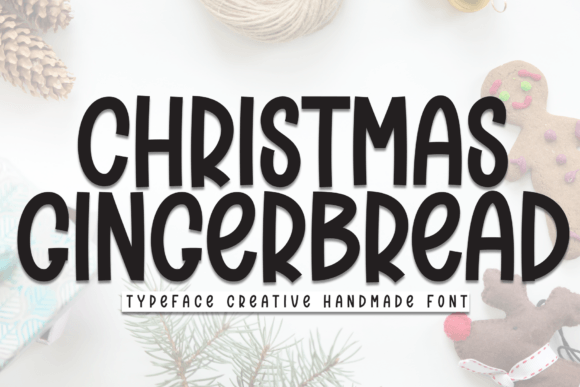 Christmas Gingerbread: A Handwritten Font for Festive Web Design