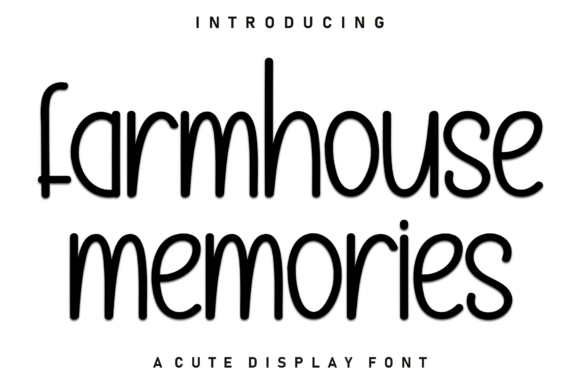 Farmhouse Memories: A Playful Script Font for Bold Campaign Headlines