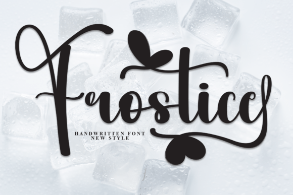 Frostice: A Handwritten Display Font for Polished Web Design