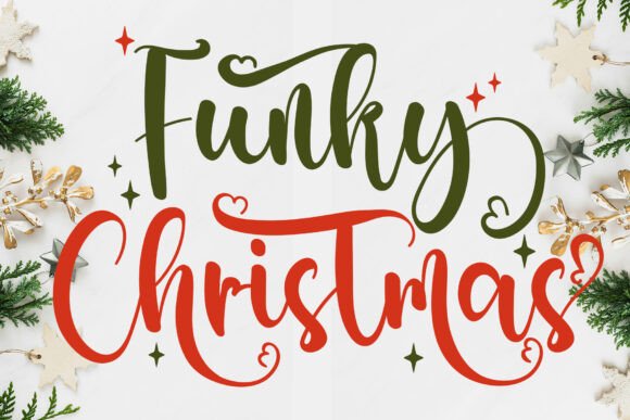 Funky Christmas: A Handwritten Font for Festive Editorial Design