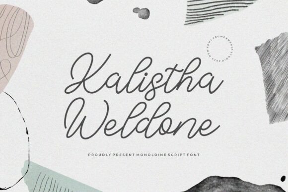 Kalistha Weldone Typeface Review for Modern Brands