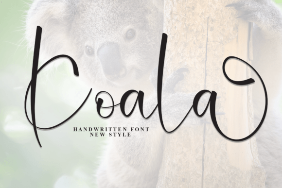 Koala: A Handwritten Typeface for Editorial Branding and Soft Design