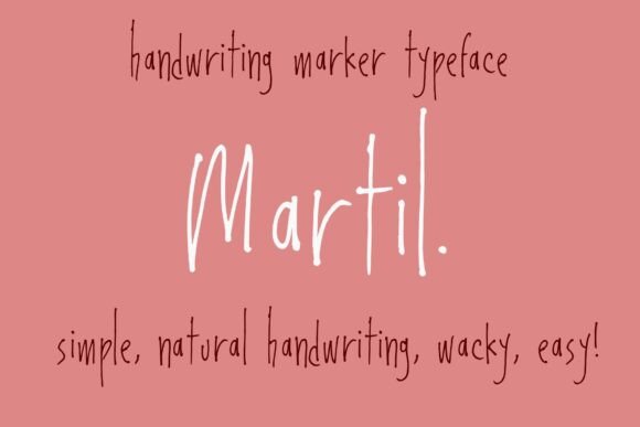 Martil: The Handwritten Font That Builds Trust