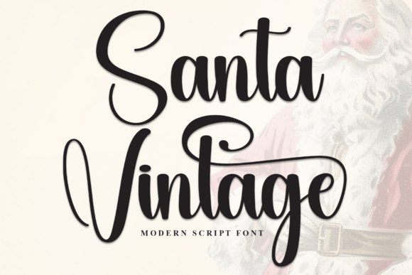 Santa Vintage: A Refined Script Font for Editorial Elegance