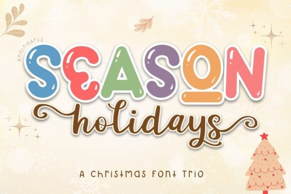 Season Holidays Trio: A Web Designer’s Take on Festive Display Fonts