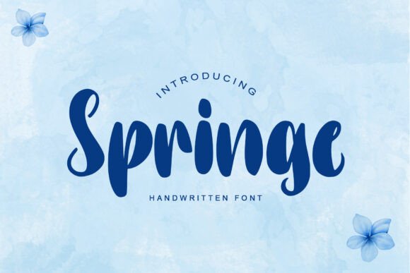 Springe Typeface Review: A Fresh Handwritten Font for Digital Branding