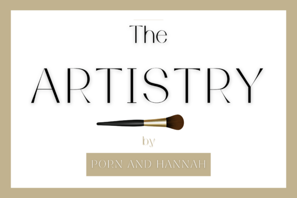 The Artistry: A Handwritten Typeface for Polished Small Business Branding
