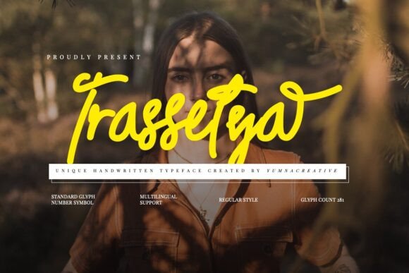 Trassetya: The Handwritten Typeface That Elevates Campaign Visuals