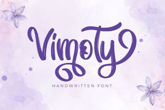 Vimoty: The Handwritten Font for Charming Craft Designs