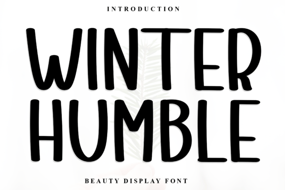 Winter Humble: A Soft-Touch Typeface for Authentic Brand Identity