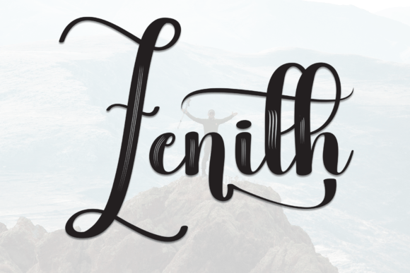 Zenith Handwritten Font: A Whimsical Script for Crafters and Sellers